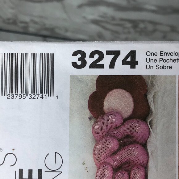 2001 VTG McCALL`s Crafts Pattern 3274 pillow Talk Sewing cozy stuff letters - Picture 3 of 6